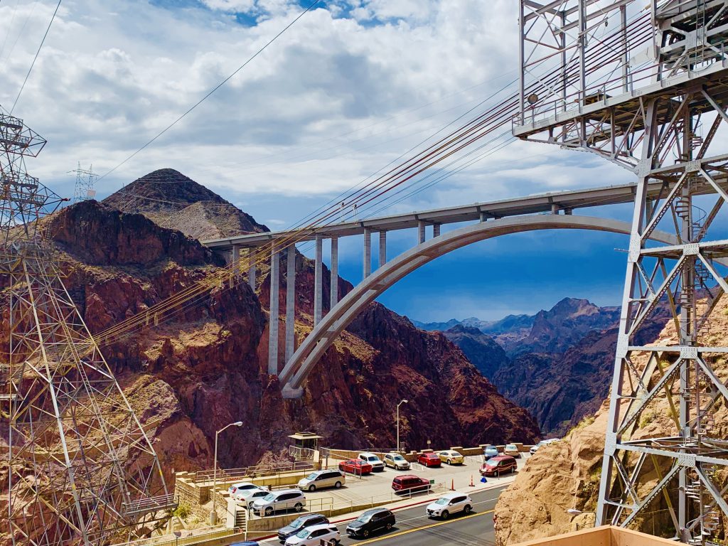 scenic drives near Las Vegas: hoover dam memorial bridge